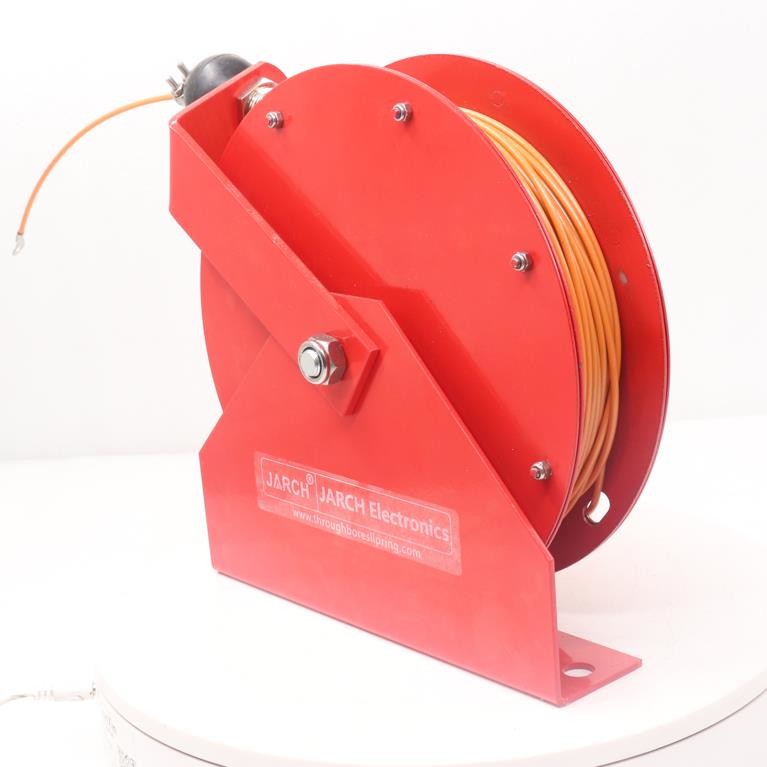 Industrial Duty Retractable Grounding Reel With 100 AMP Clamp Rating