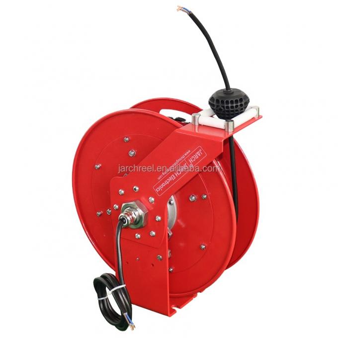 Twin Hoses Retractable Hose Reel 49cm STEEL High Pressure FCC 4