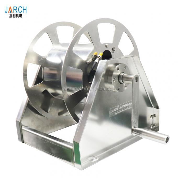 Twin Hoses Retractable Hose Reel 49cm STEEL High Pressure FCC 8